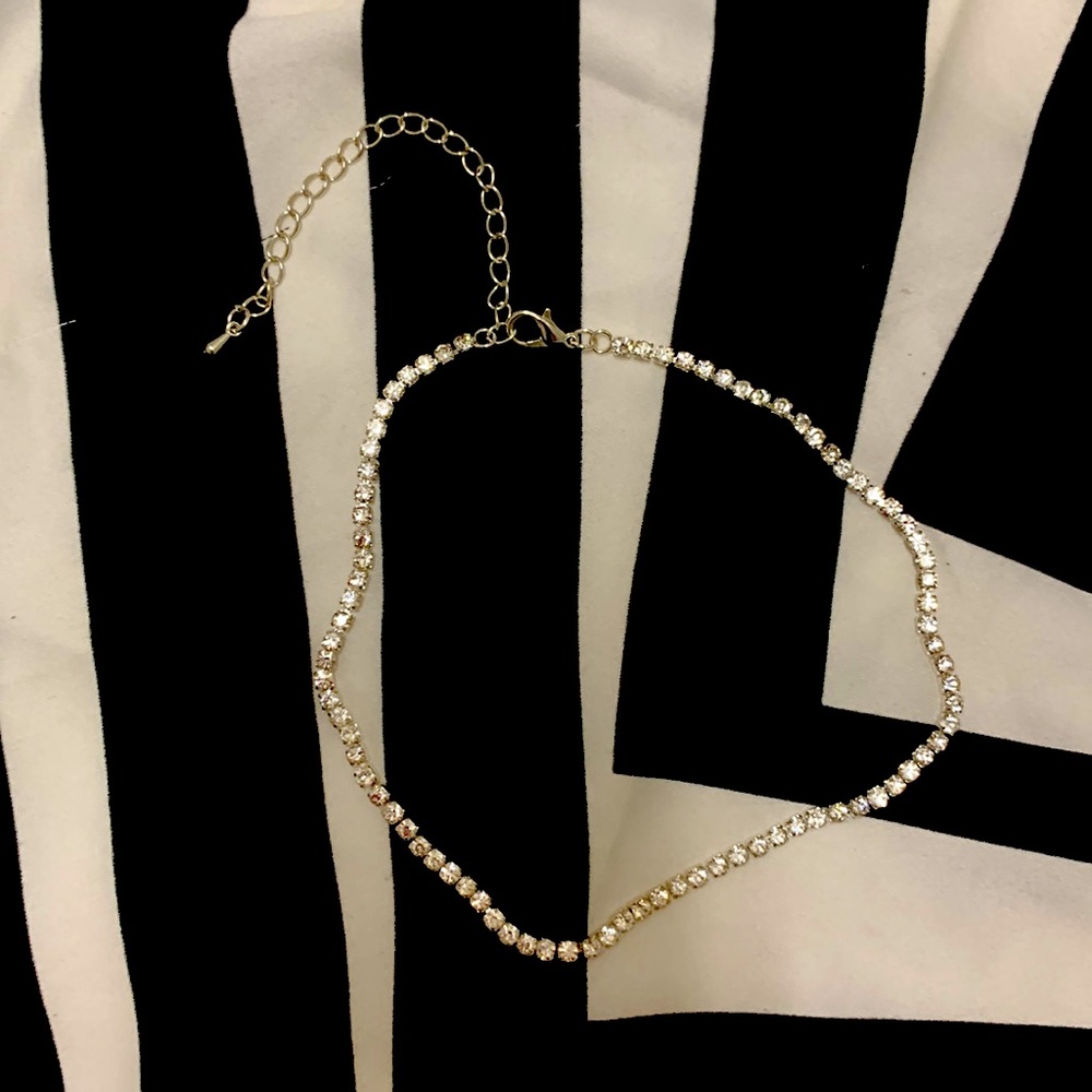 Necklace Chocker with crystals
